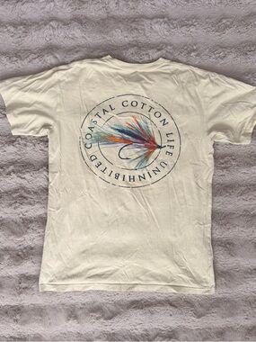 Coastal Cotton Life Unbranded Butter Yellow Short-Sleeve Graphic Tee